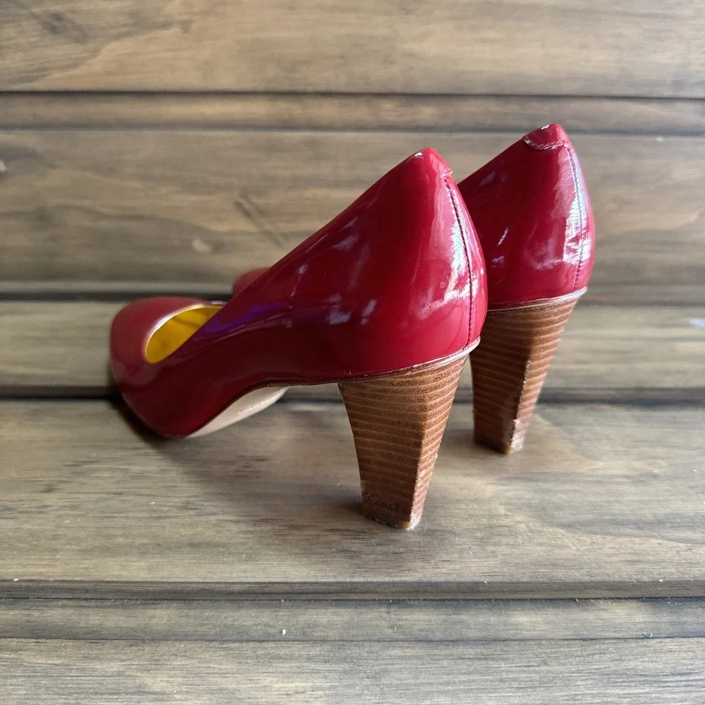 Coach‎ Sheri Pumps Heels Patent Leather Hot Pink Womens - Size 8.5 B